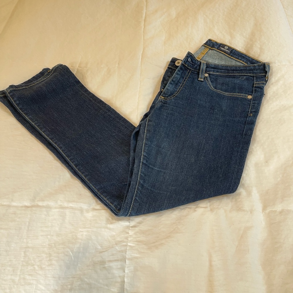 AG The Premiere Skinny Straight Jean Dark Wash 26R